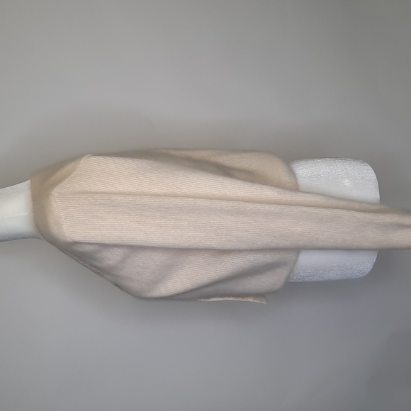 I.B. Diffusion Vintage Ivory Mohair Blend Beaded Jacket Cardigan, Size Small - Picture 4 of 6